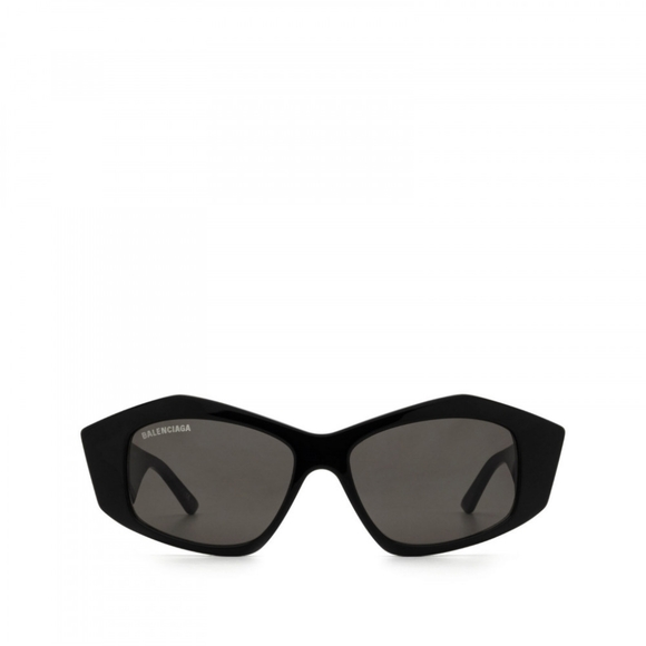 NEW BALENCIAGA GEOMETRIC SUNGLASSES BLACK WOMEN'S EYEWEAR BALENCIAGA BB0106S 001 - Picture 6 of 10